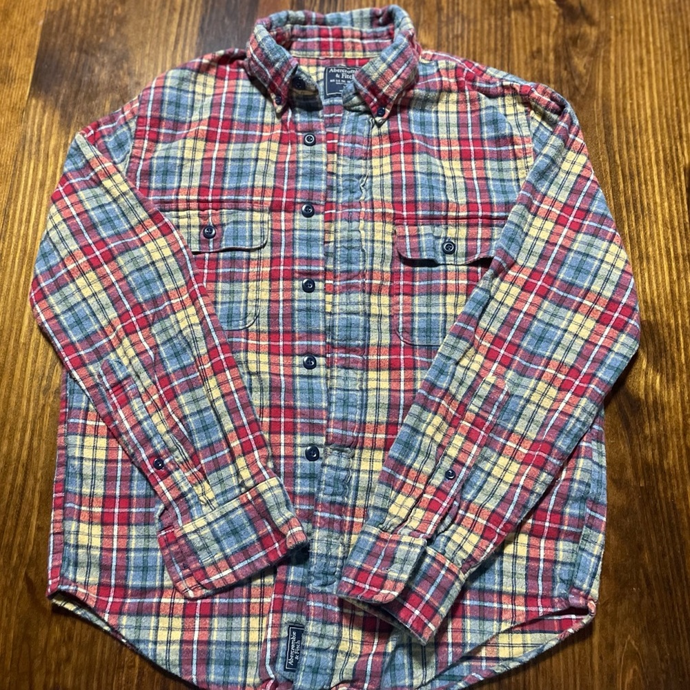 Abercrombie & Fitch Plaid Flannel Shirt